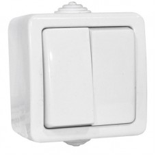 Διακόπτης Κομιτατέρ 10A Λευκός Επίτοιχος IP54 13-24501221